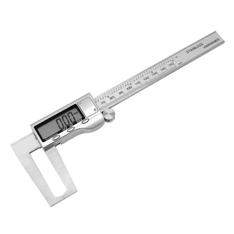 Electronic Micrometer Caliper with Large LCD Screen Auto-Off Feature 0-6"/150mm