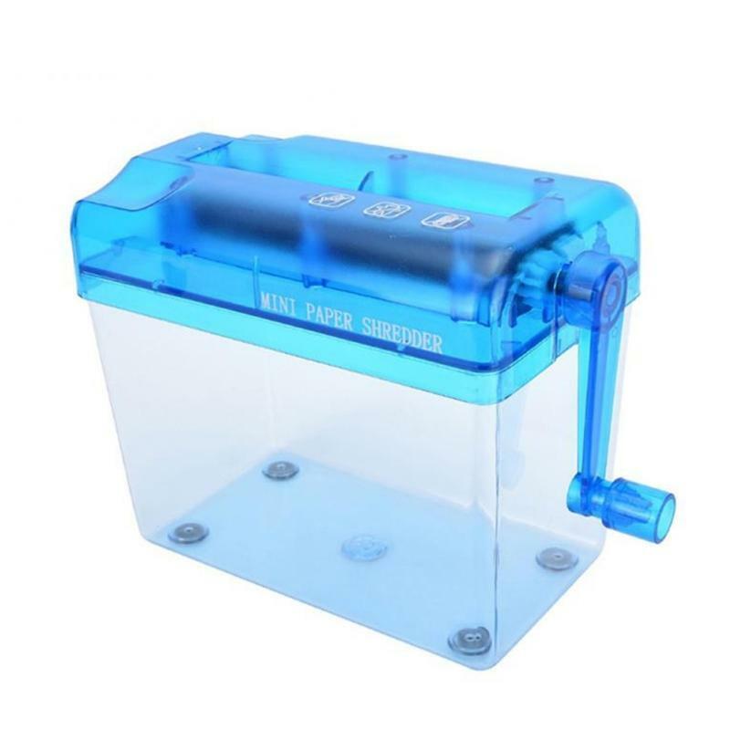 Mini Hand Shredder Portable Paper Shredder A6 Manual Shredder Documents Paper