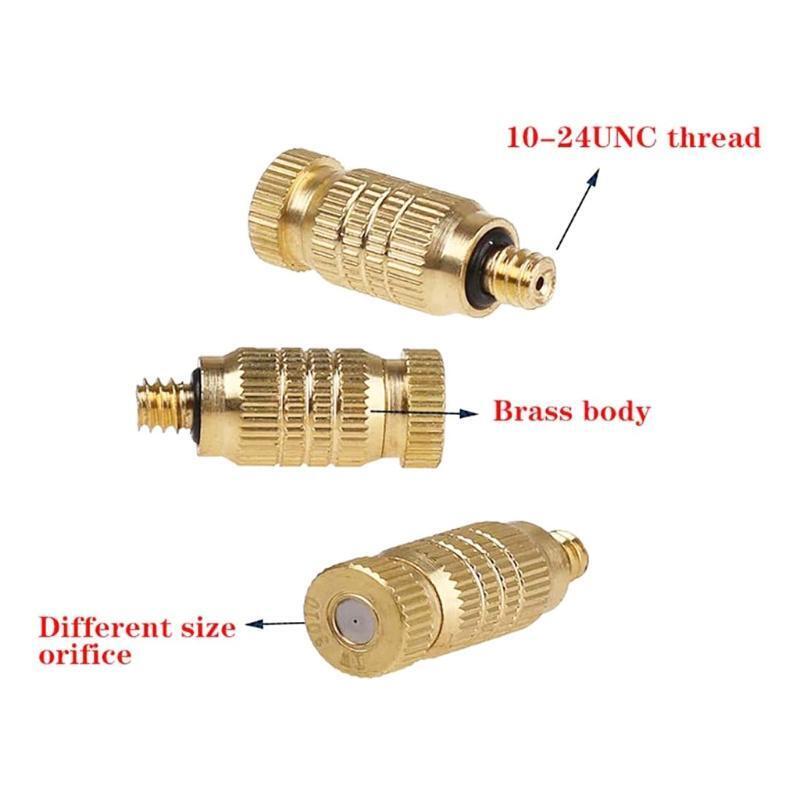 Brass Misting Nozzle High Pressure Spray Misting Nozzle for Landscaping Nozzle