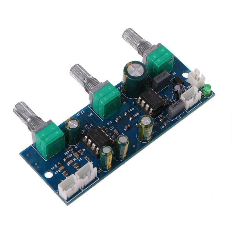 NE5532 Low-pass Filter Board DC12-24V Subwoofer 2.1CH/Pre-Amplifier Preamp Board