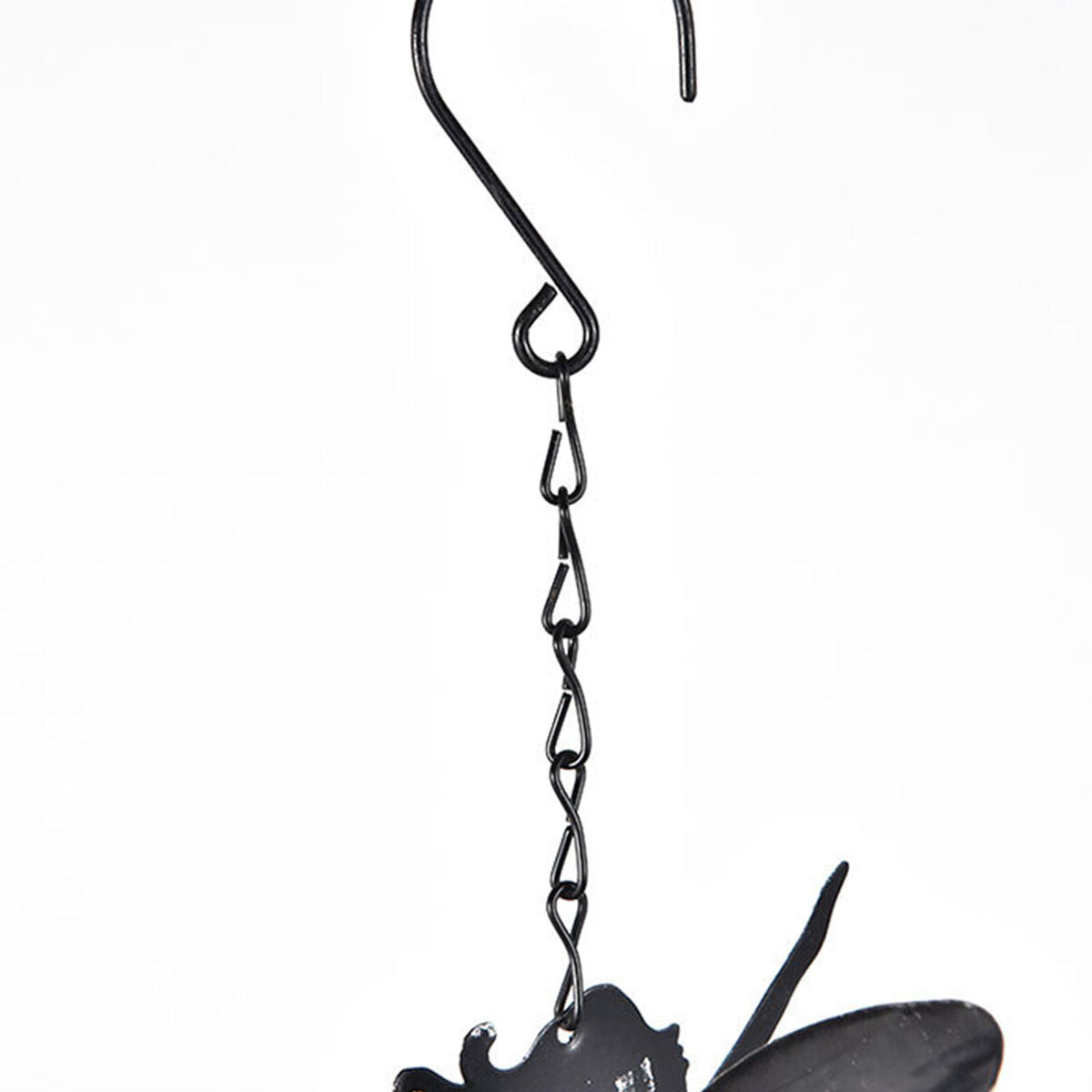 Fairy Angel Wind Chimes Metal Art Wind Bell for Indoor Outdoor Yard (Pink)