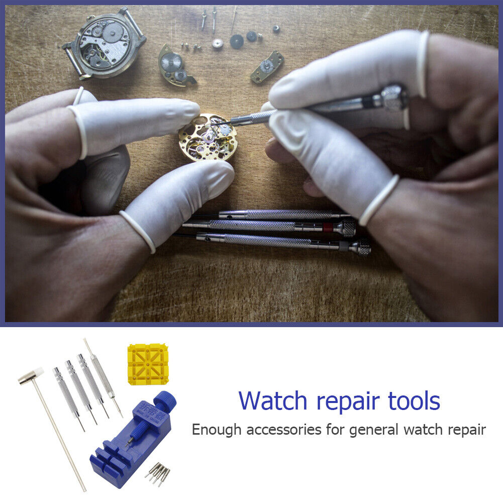 11pcs Watch Link Pin Remover Back Case Opener Adjuster Repair Tools Kit