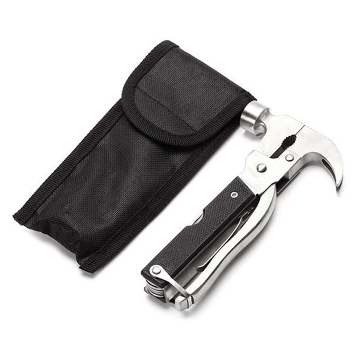 Multi Purpose  Hammer Survival Emergency with Pliers Set Cutter