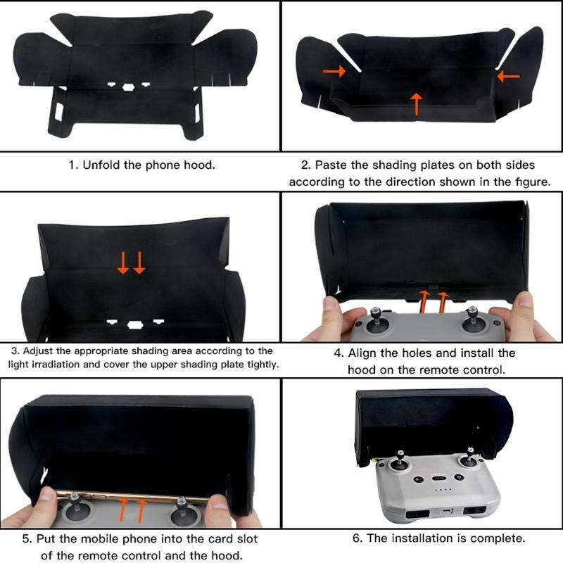 Foldable Sunshade Sunshade Hood RC Drone Compatible with Mavic Air 2/2S/Mini 2