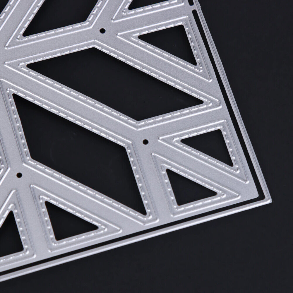 Square Rhombus Cutting Dies Stencils Scrapbook Embossing DIY Craft Album -1