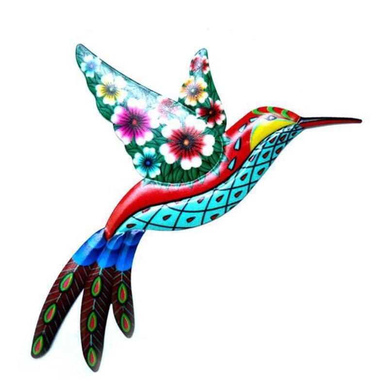 Indoor Outdoor Wrought Iron Hanging Wall Sculpture Decoration for Living Room