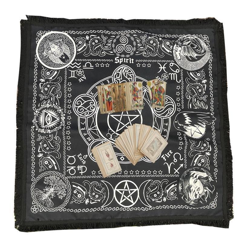 Altar Cloth The Tree of Life Tablecloth Square Spiritual Celestial- Deck Cloth