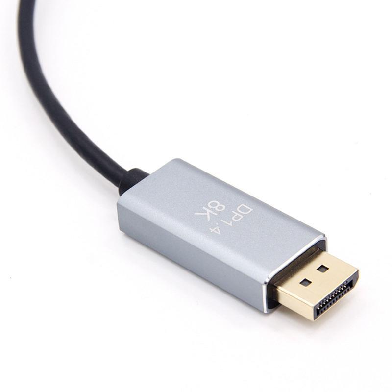 USB C to DP1.4 PD Charging Cable Expand Monitor 8K @ 120Hz for Display Port  1.4