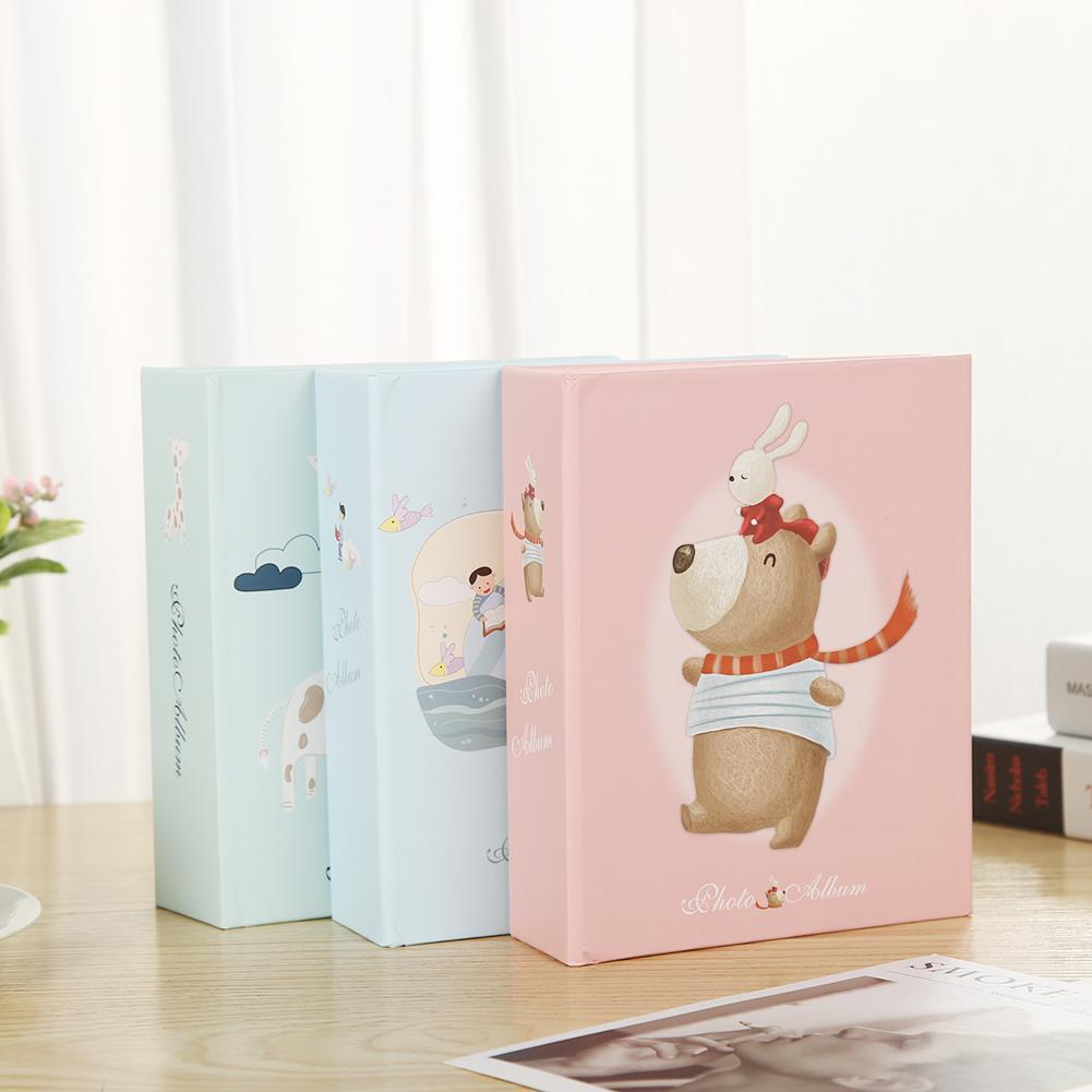 100 Sheets Cartoon Photo Album Scrapbook Kids Birthday Memory Book Gifts
