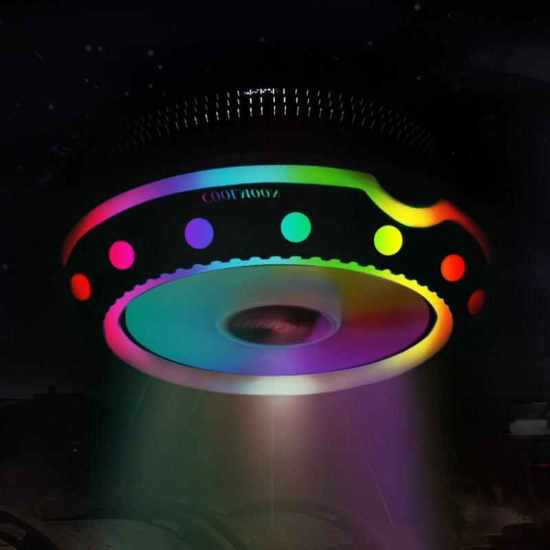 Computer Case Fans for Desktops RGB Quiet CPU PC Multicolored Cooling Fan