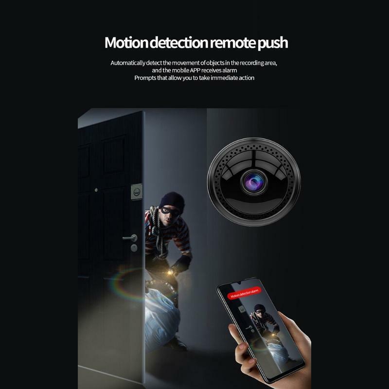 W12 1080P Mini WiFi IP Camera Recorder Night Vision Sensor DVR Micro Camcorder