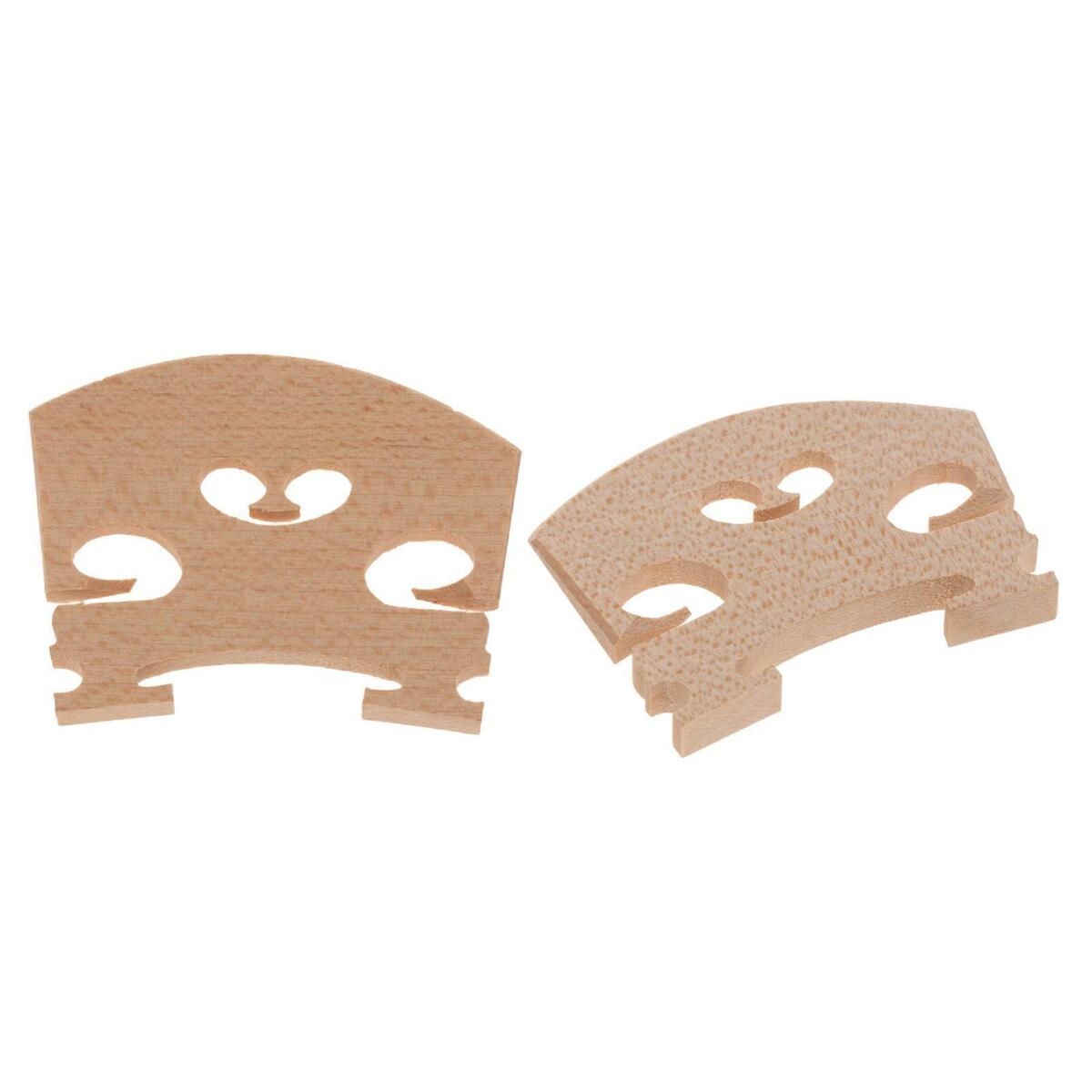 2PCS Violin String Bridge Fingerboard Template Reference for 4/4 Violin