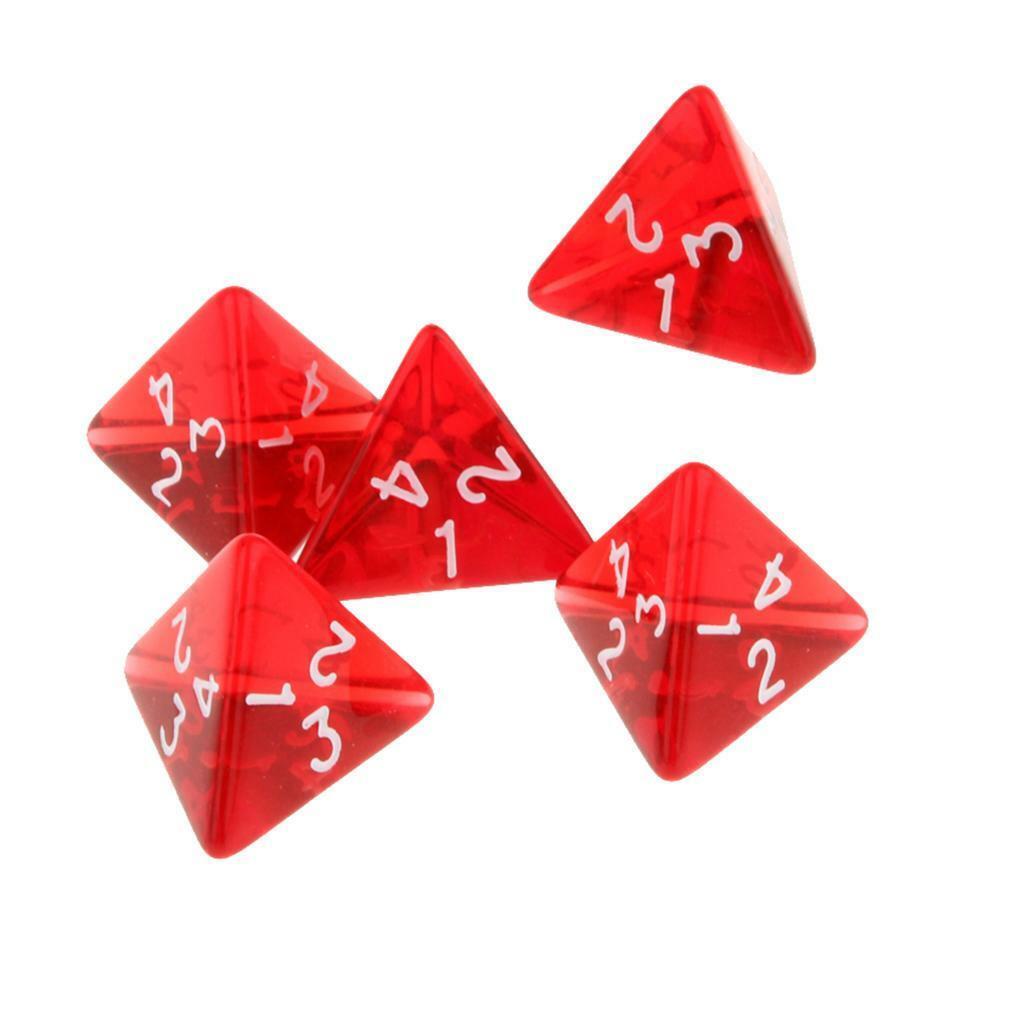 40Pcs Fun D4  Playing Game Dices Set for DND RPG  Board