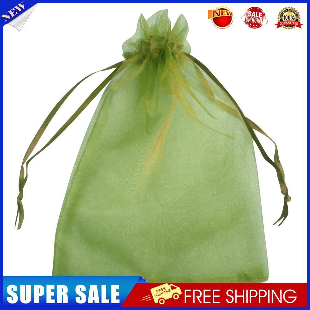 50pcs Garden Drawstring Net Bags Vegetable Fruit Grapes Protection Pouch