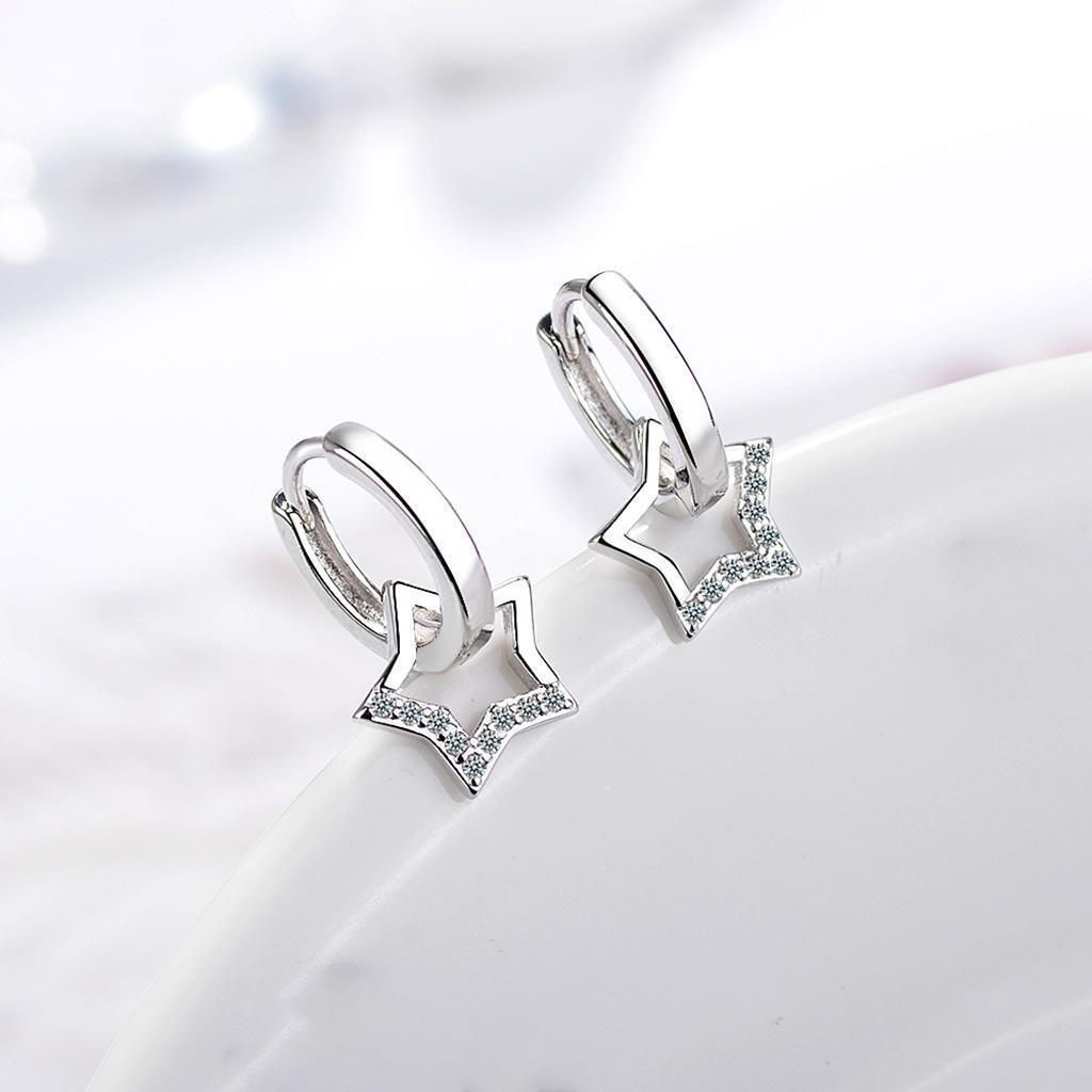 Earrings Zircon Dainty Jewellery Gift for Girlfriend