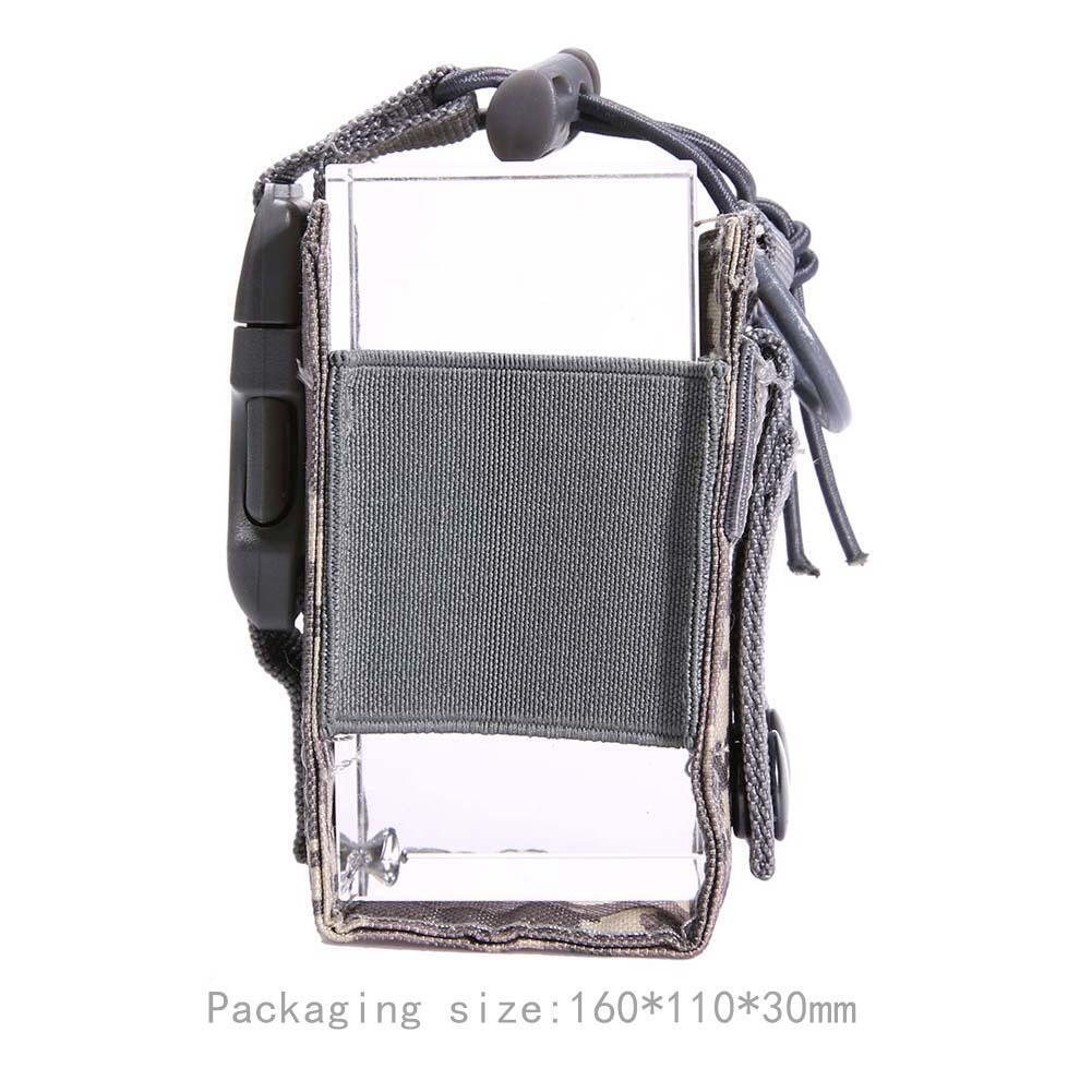 Outdoor Molle Walkie Talkie Holder Bag Magazine Pouch Pocket(Camouflage)