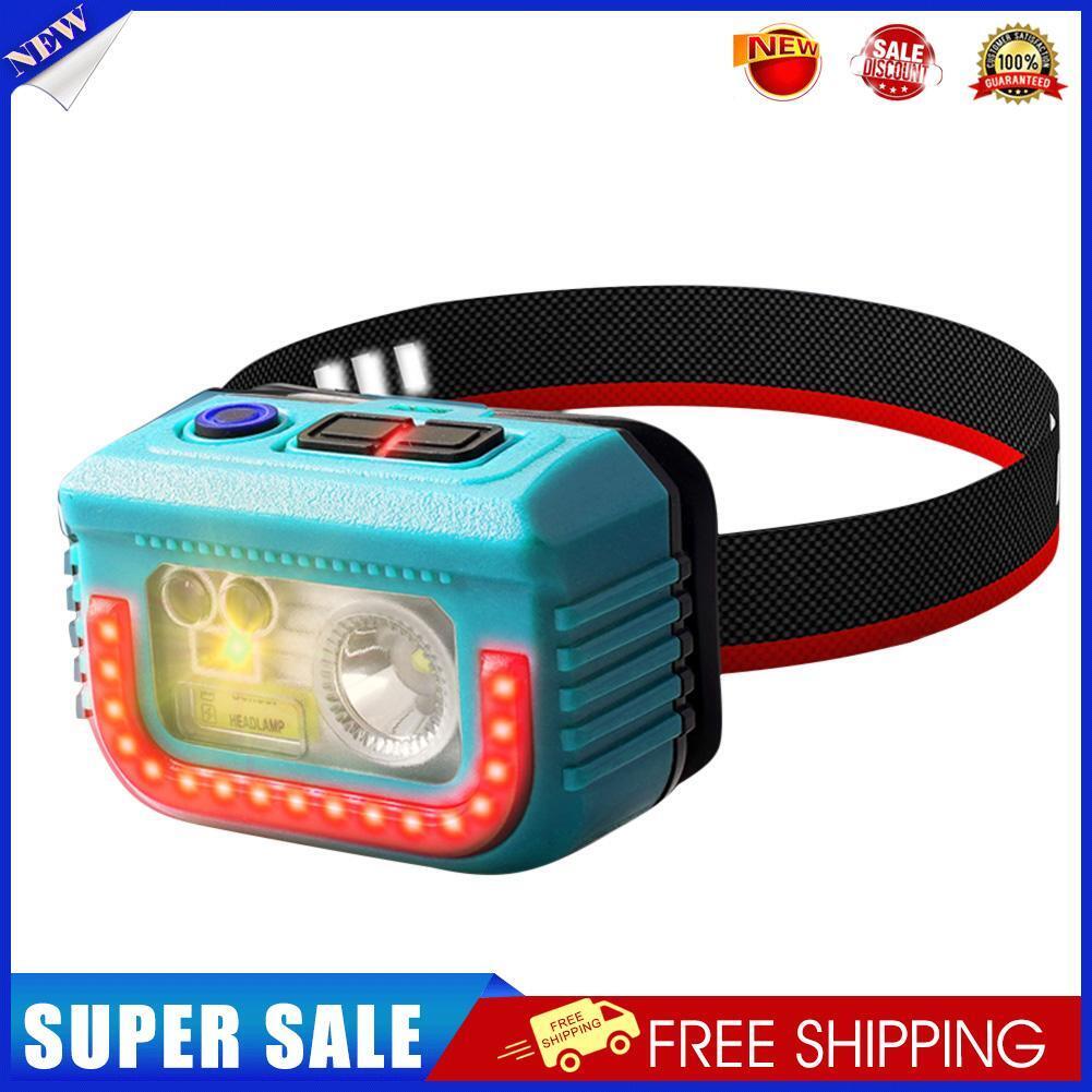 Multi-function Type-C Rechargeable Headlamp Gesture Sensor XPG Headlight