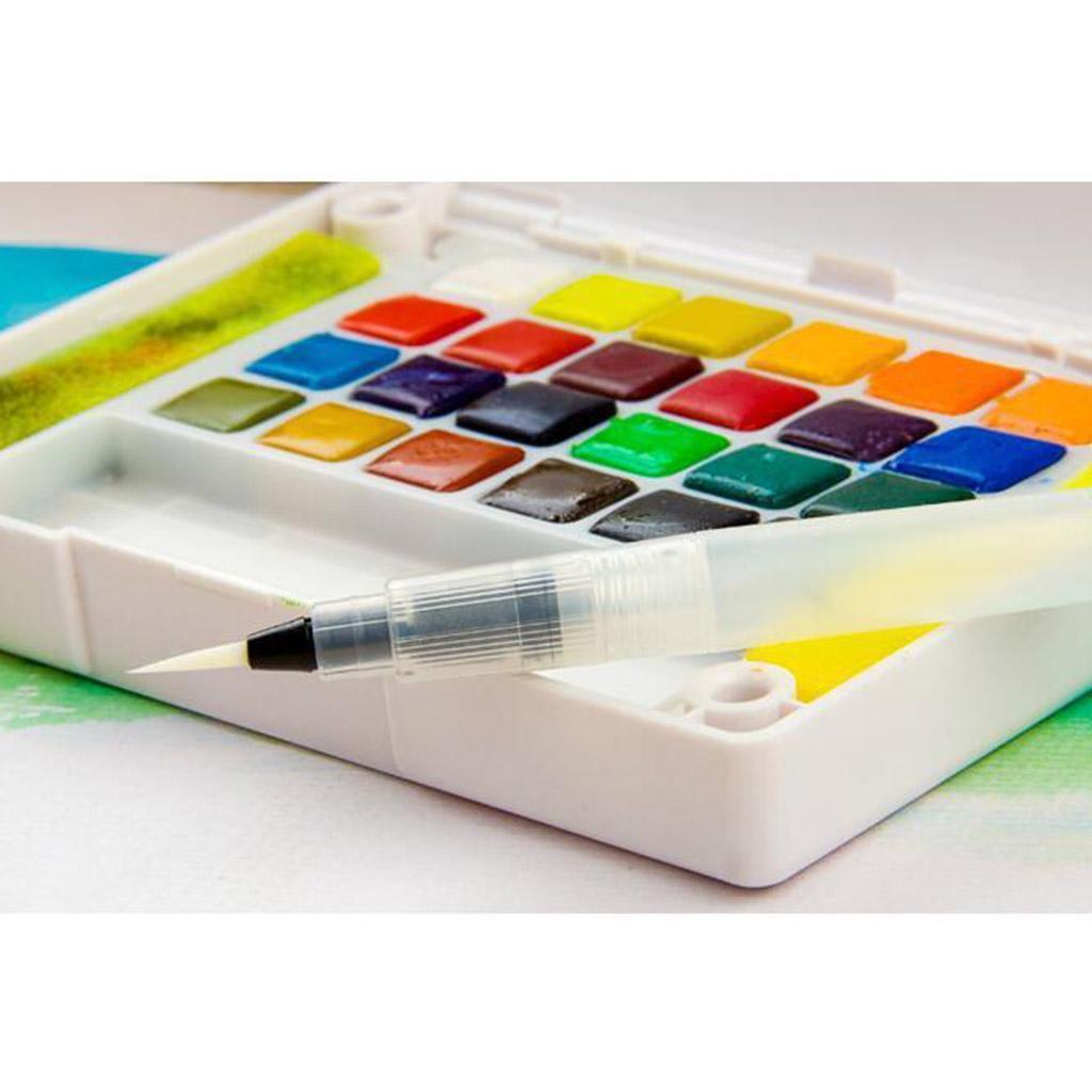 6pcs Watercolor Brush Pen Water Paintbrush Small Brush Tips for Art Painting