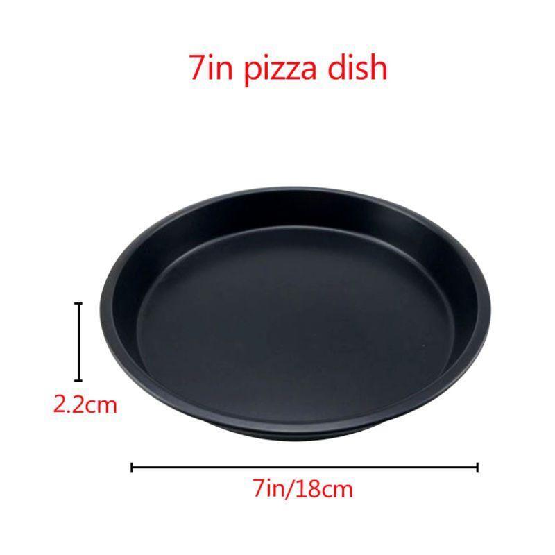 5pcs/set 7 Inch Air Fryer Accessories Baking Pizza Pan Cake Barrel Grill Rack
