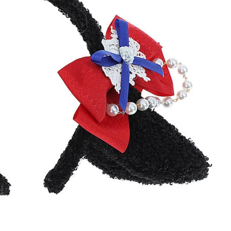 Women Animals Sheep Ears Head Hoop Make Up Ornaments Festival Party Hair Decors