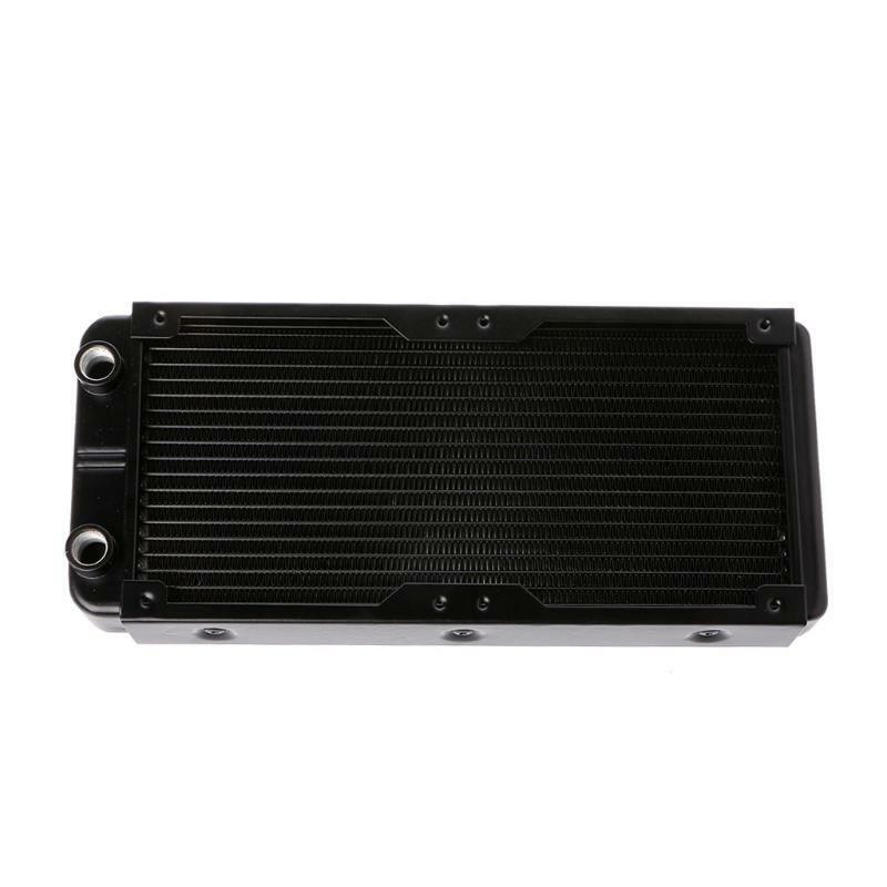 240mm Computer Radiator Water Cooler for 2 120mm CPU Fans Cooling Heatsink DIY