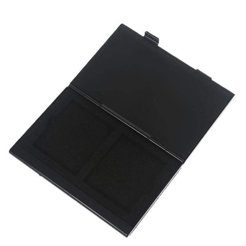 Portable Game Card Case 5-Slot Metal Memory Card Box Carrying Holder Organizer