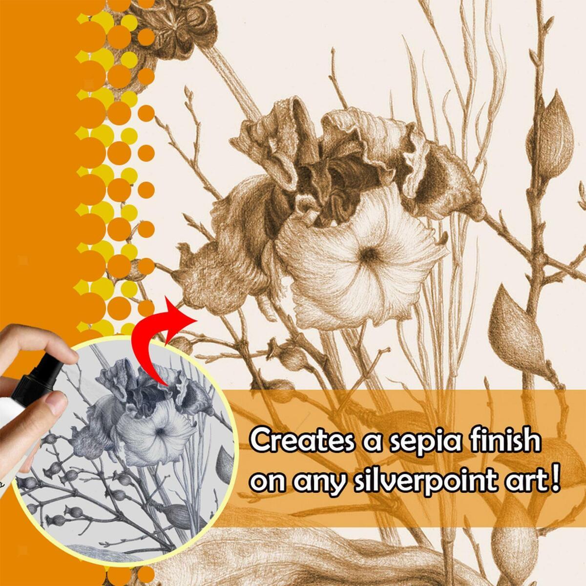 Fixative Spray for Charcoal Pencil Drawings Art Sketch
