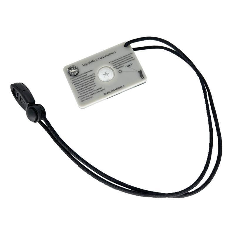 Signal Mirror Survival Mirror Portable Camping Mirror Emergency Signaling Mirror