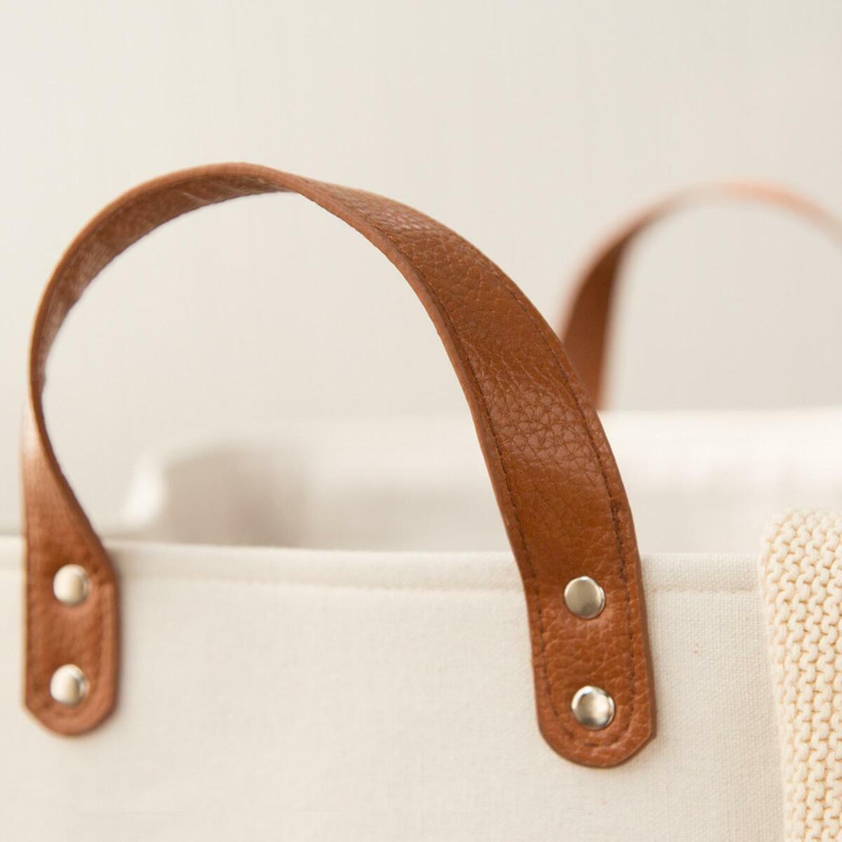 with Handles for Books, Magazines,  Decorative Rectangle