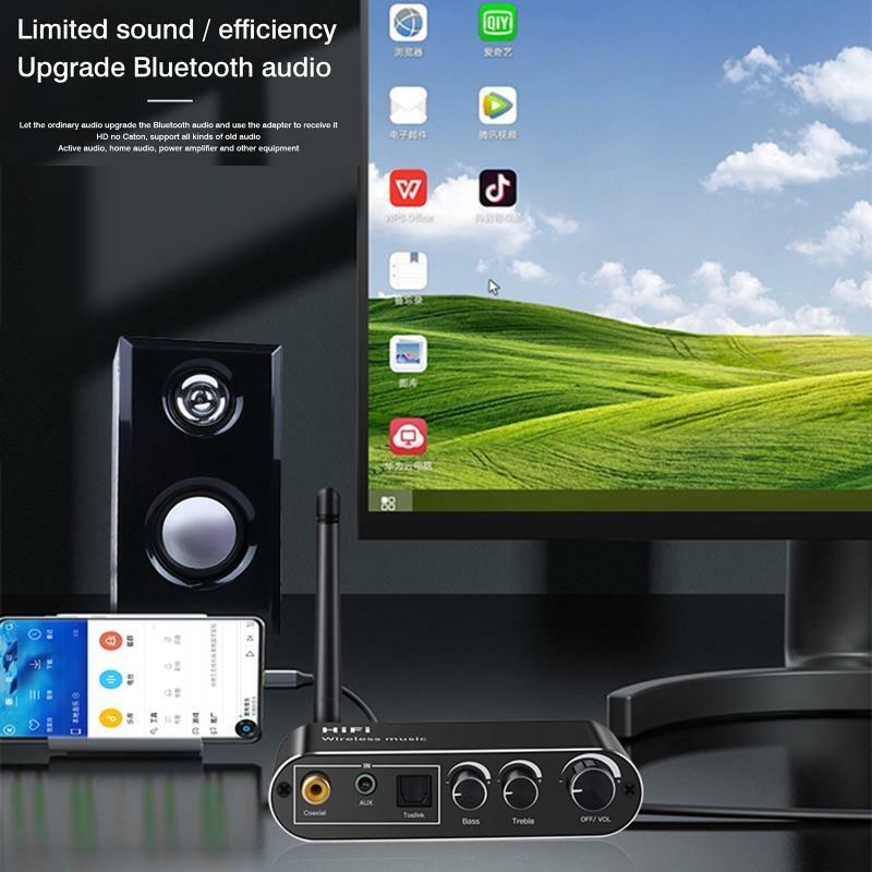 Audio Adapter Universal AUX RCA Ports Stable Performance Audio Receivers