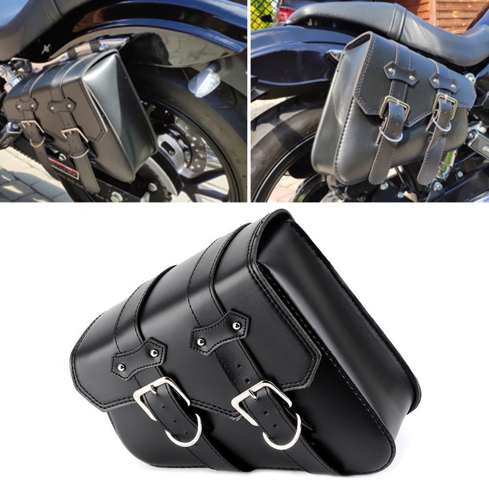 Racing Bag PU Leather Saddlebags Motorcycle Side Bag Motorcycle Bag Tool Bag