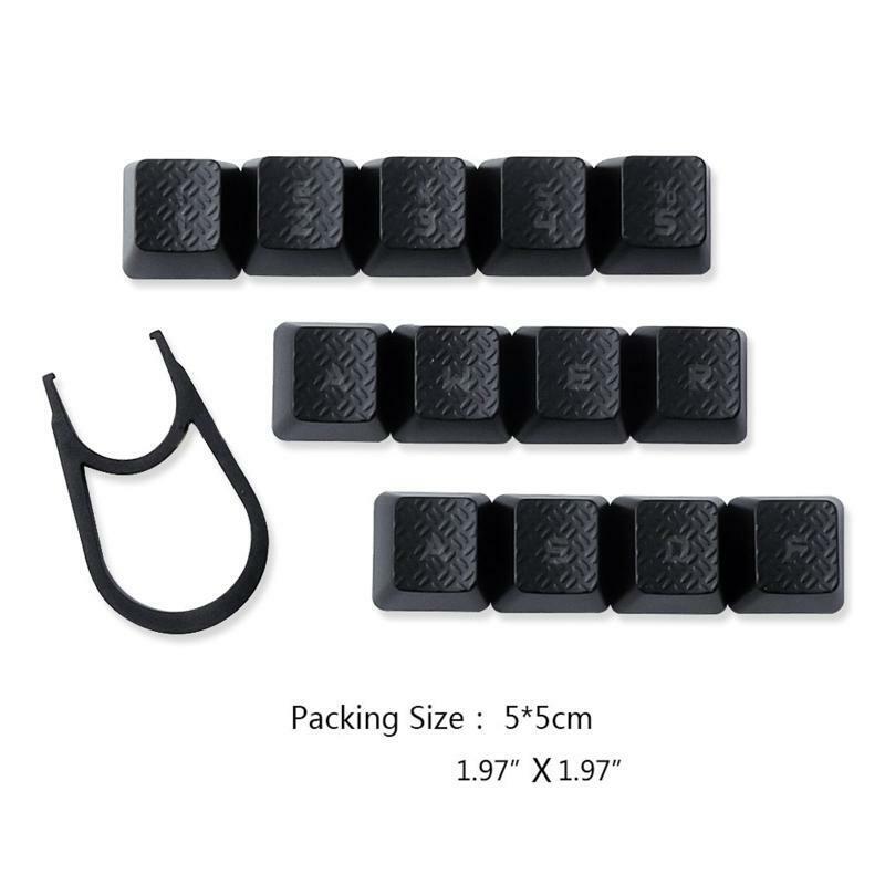 Anti-Slip Keycaps forLogitech Romer-G G910 G810 G413 Mechanical Keyboard 13 Pcs