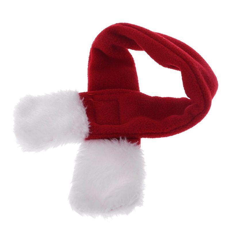Pet Cap Hat Scarf Christmas Headwear Costume Dog Puppy Cat Supply