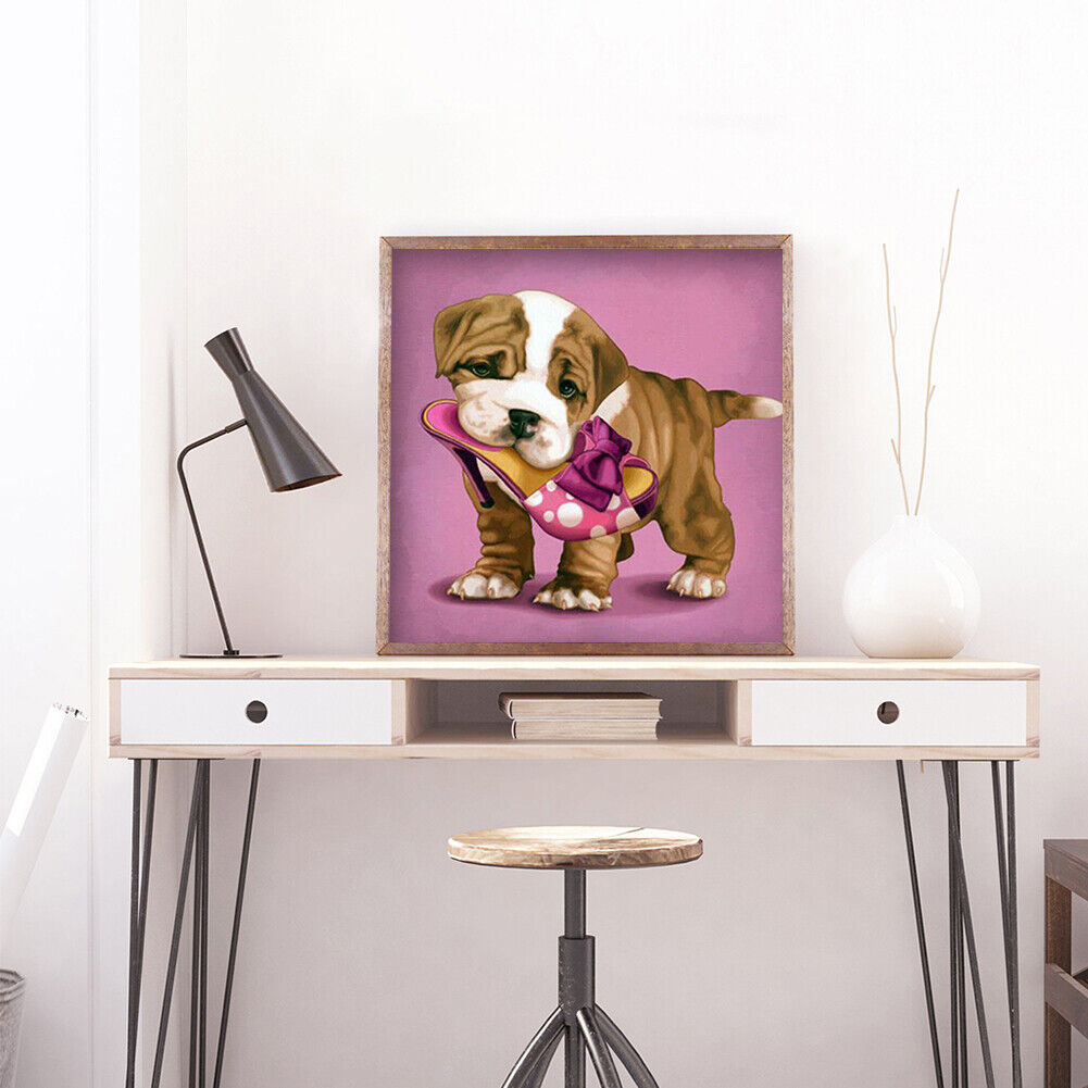 Cartoon Dog Full Drill Round Diamond Painting Mosaic for Bead Art (A2155)