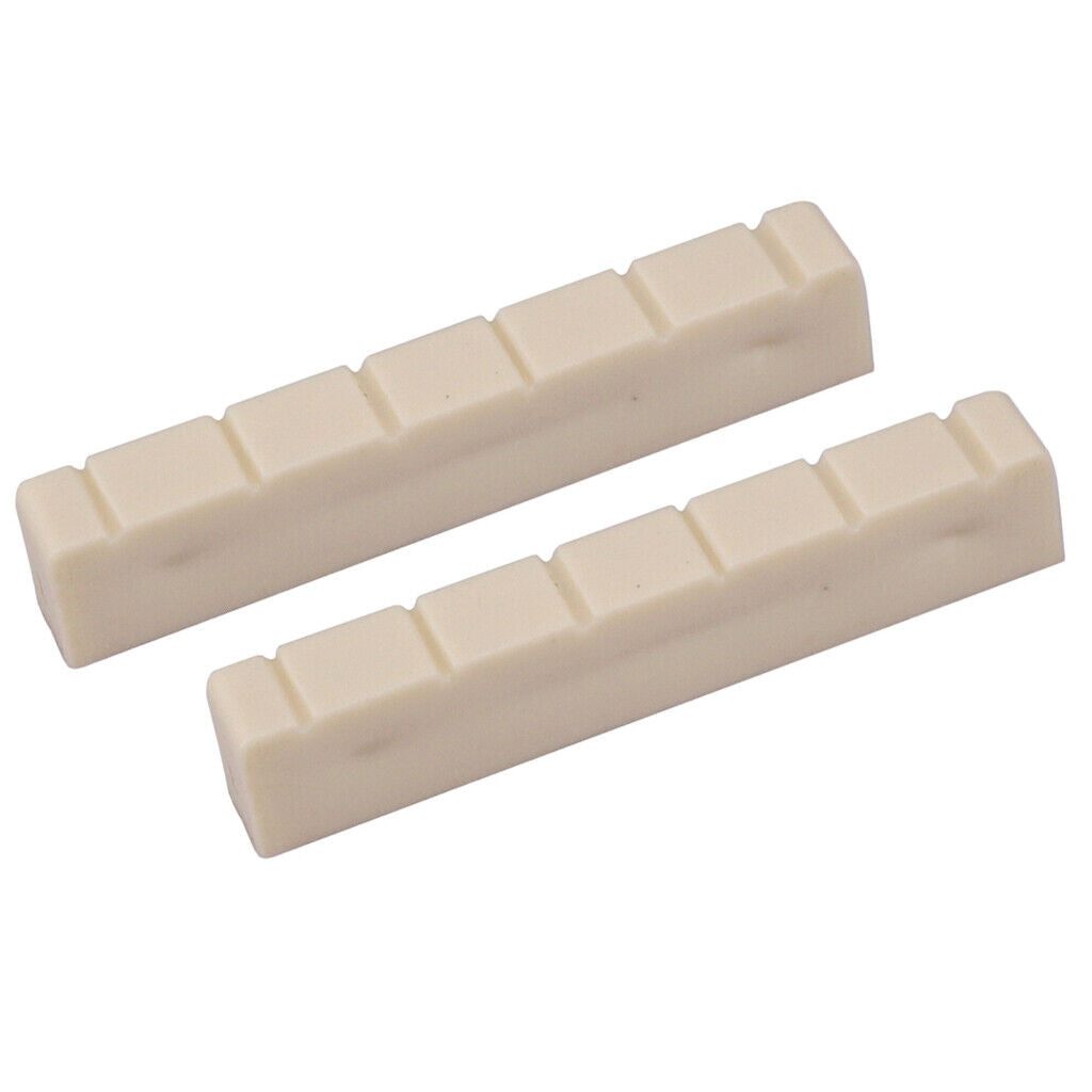 2 Pieces Plastic  Classical Guitar Nut 48mm Classic  NEW