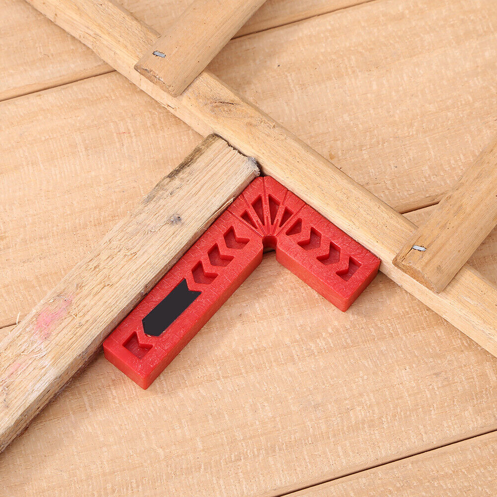 90 Degree Right-Angle Ruler Woodworking Right Angle Positioner (4 inch)