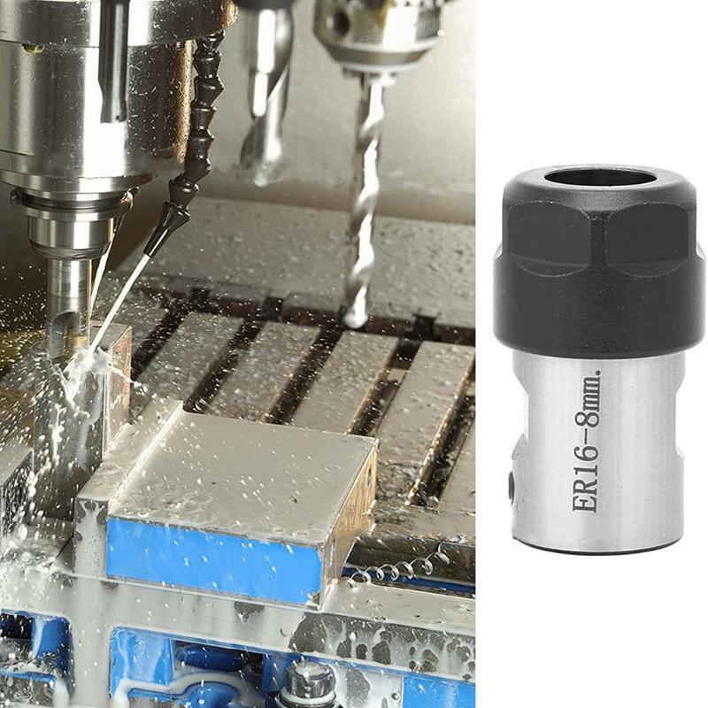 ER16 Inner 8mm/0.31'' Collet Chuck Motor Shaft Spindle Extension Rod Adapter