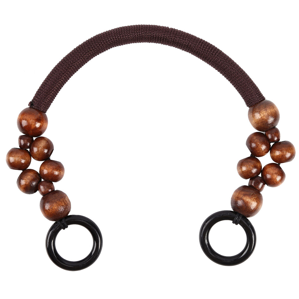 Purse Handles - 4 Pack Handbag Replacement Purse Handles with Wood Beads