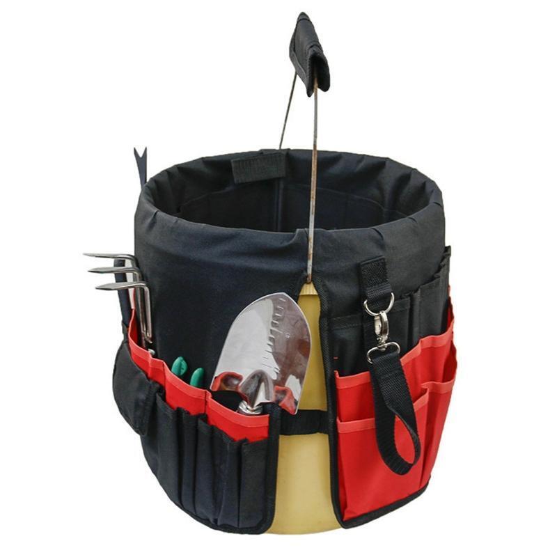 Bucket Tool Organizer Multi-purpose 42 Pockets Gardening Tools Kit Storage Bag