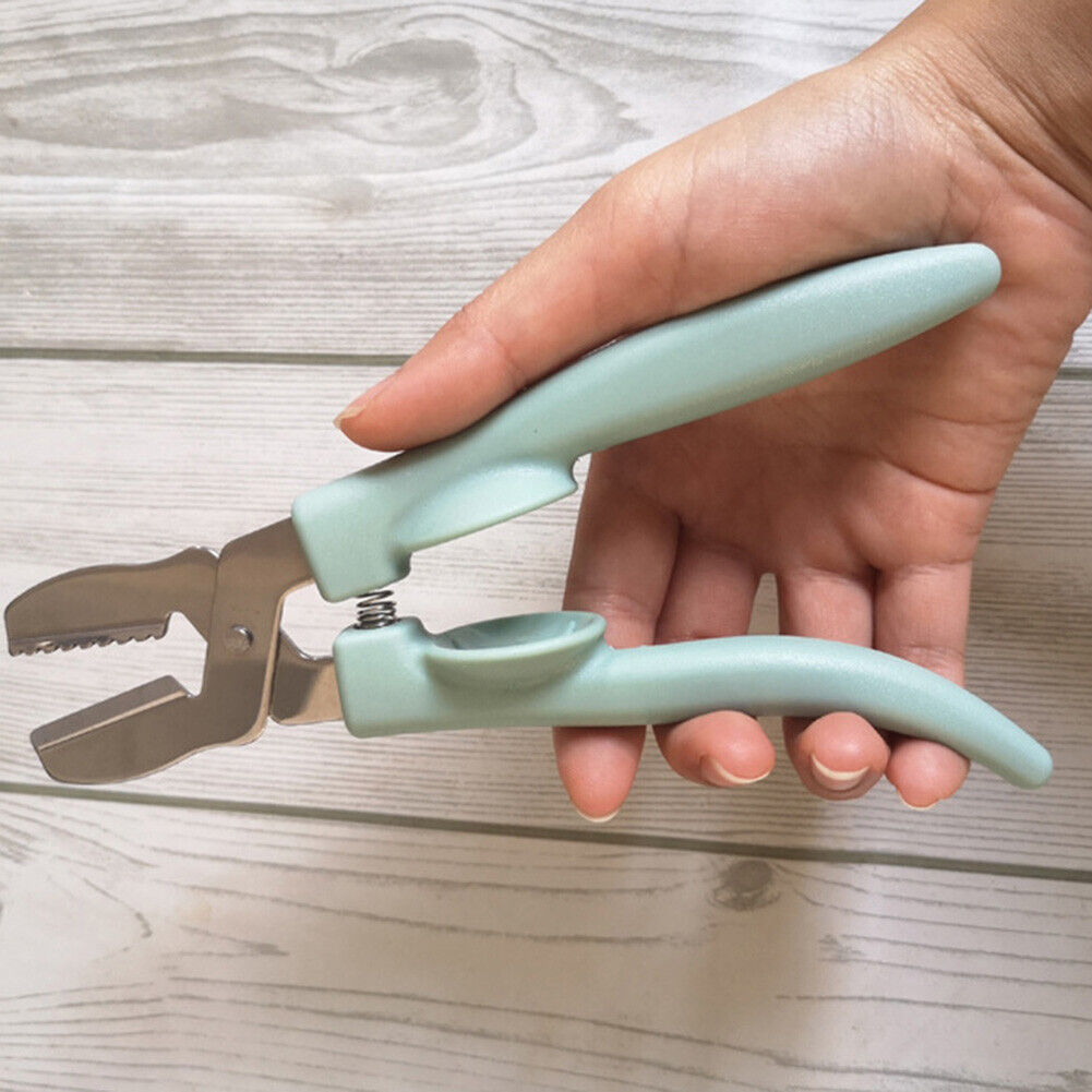 Nutcracker Chestnut Clip Metal Walnut Peeler Sheller Nut Opener Tool (Blue)