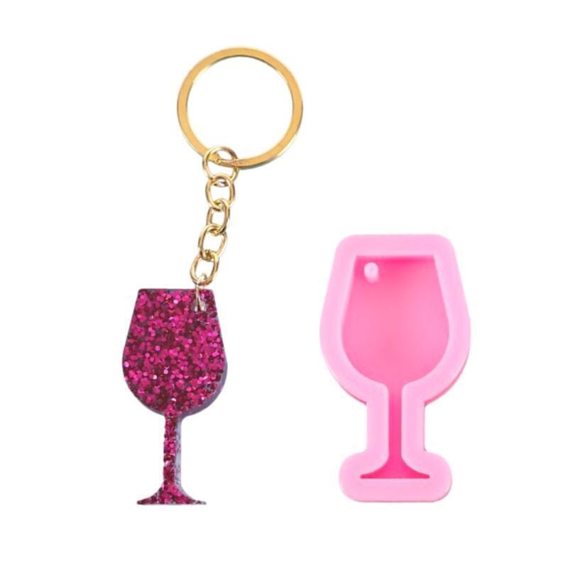 Jewelry Necklace Keychain Casting Mold Handicrafts Glossy Wine Cup Earrings Mold