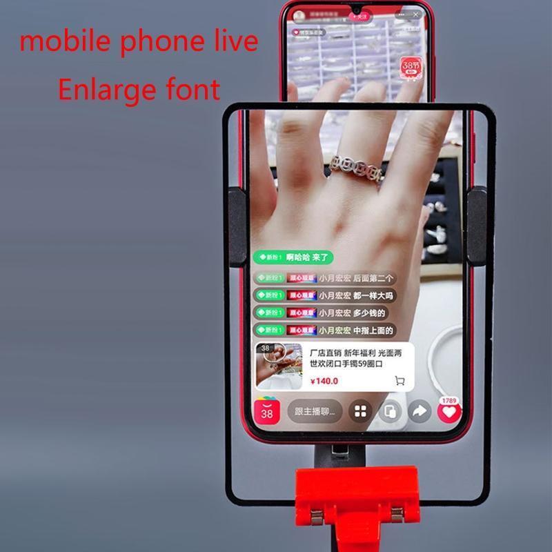 Screen Magnifier Smartphone Magnifier Screen Enlarger 3X Clip Type for Live