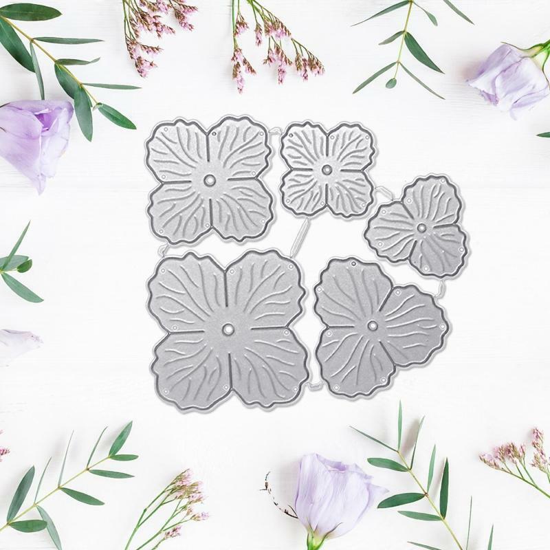 Flower Metal Cutting Dies DIY Stamps Crafts Template Mold Stencils