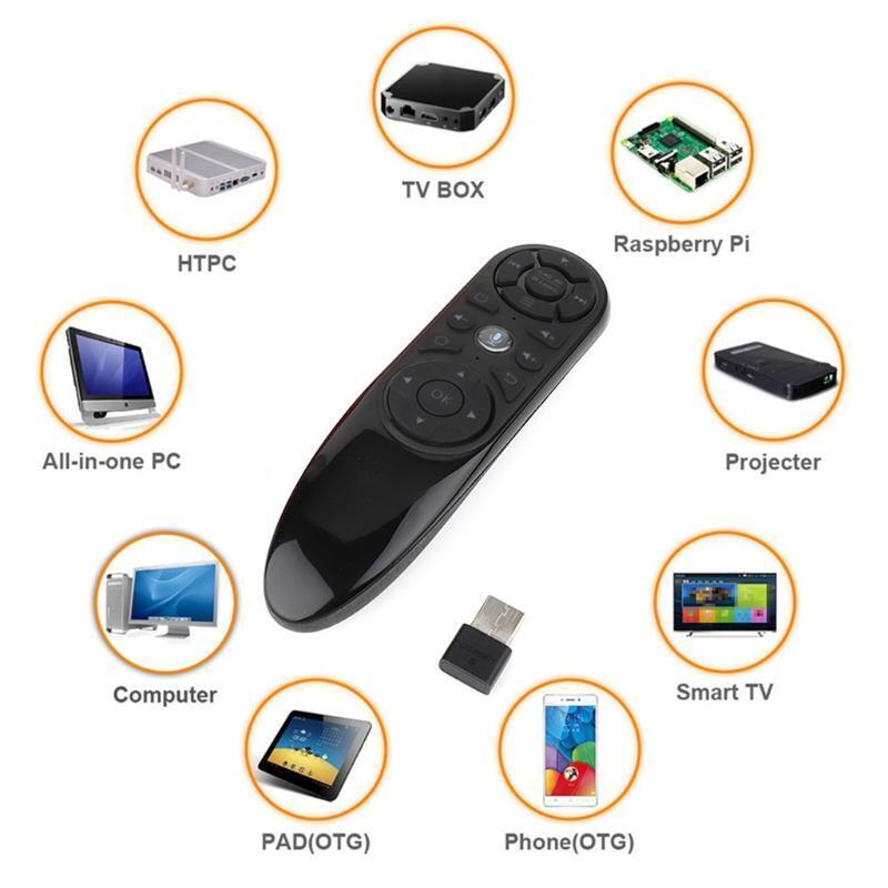 Professional LCD/LED TV Projector Voice Remote Control Q 6 2.4G Controller