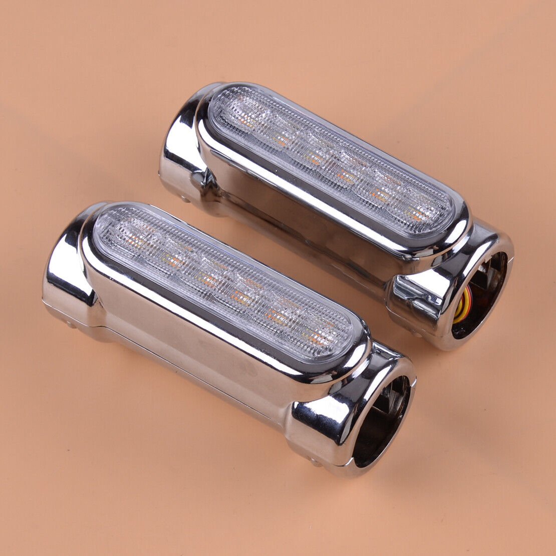 1.25" Motorcycle Highway Switchback Crash Bar Light Driving Turn Signal Lamp Li