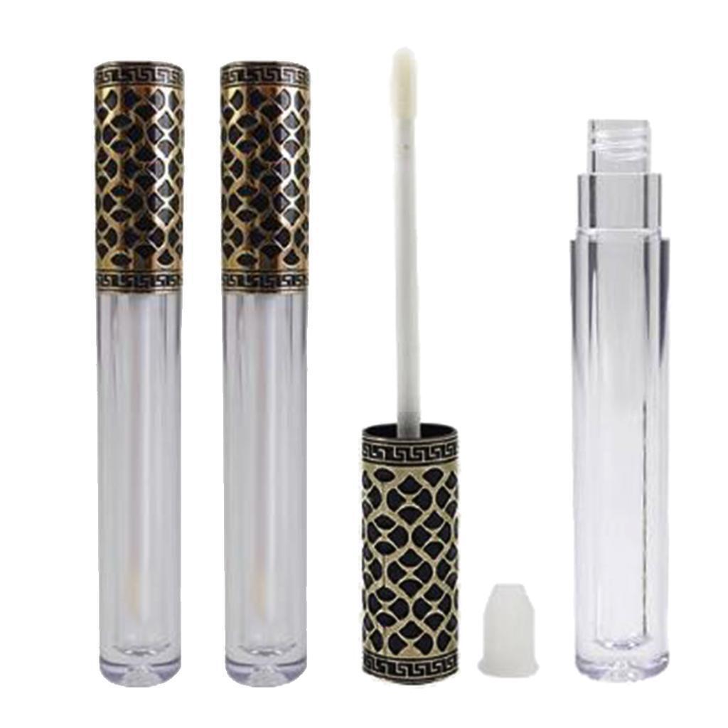 3 Pieces 4ml Plastic Makeup Castor Oil Tubes DIY Containers for Liquid