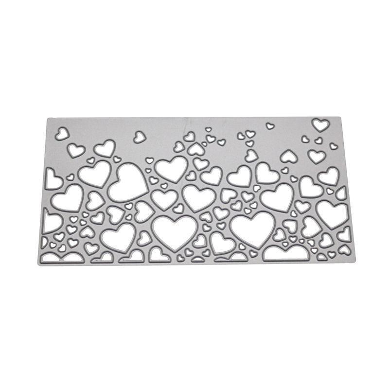 Hearts Metal Cutting Dies Stencil Scrapbooking DIY Album Stamp Paper Card Emboss