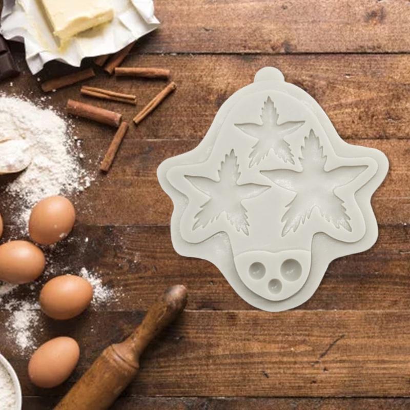 Fondant Moulds Rose Flower Calyx Leaf Shapes Silicone Mold DIY Cake Baking Tools