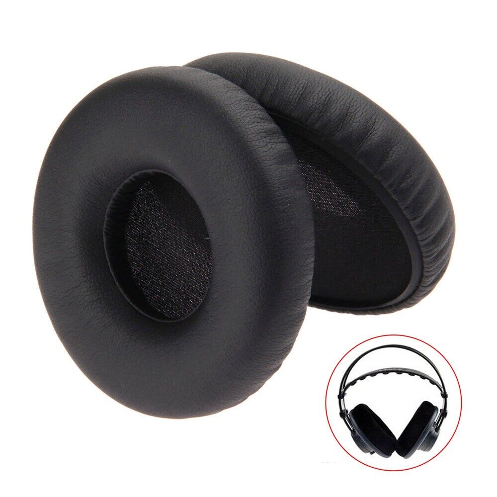2Pc Replace Set Earpads For AKG Y55 Y50 Wireless Y50BT Headphones Ear Pads Black