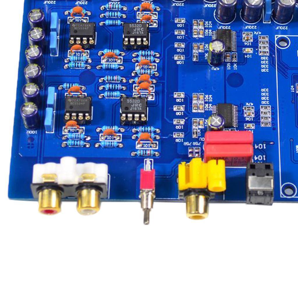 AK4396+AK4113 Dual Chip    DAC Fiber Optic /  / USB Input